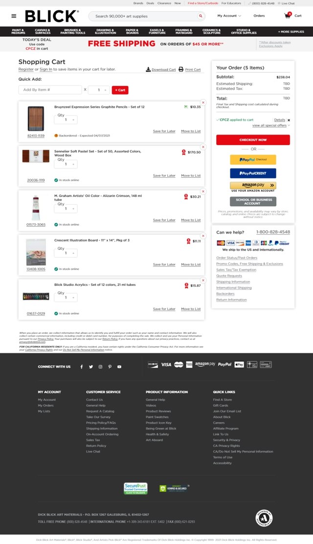 Blick Promo Codes - $10 Off Coupons Jul 2025