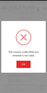 2026 coupon verification screenshot