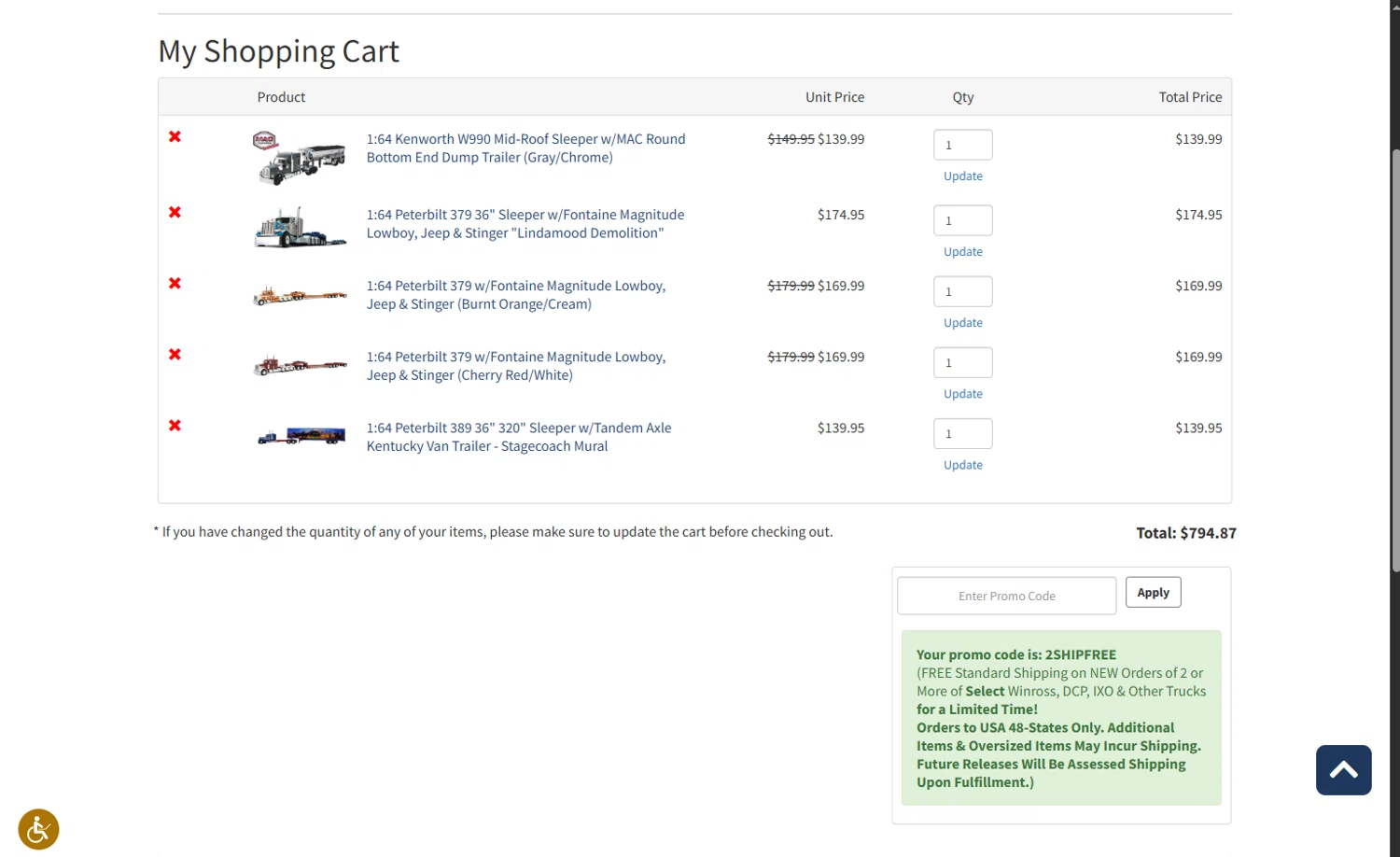 Diecast Direct checkout page showing Diecast Direct promo code box | Screenshot taken by SimplyCodes community member on Oct 15, 2025
