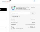 Diesel Patriots coupon verification screenshot