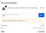 ADBRP coupon verification screenshot