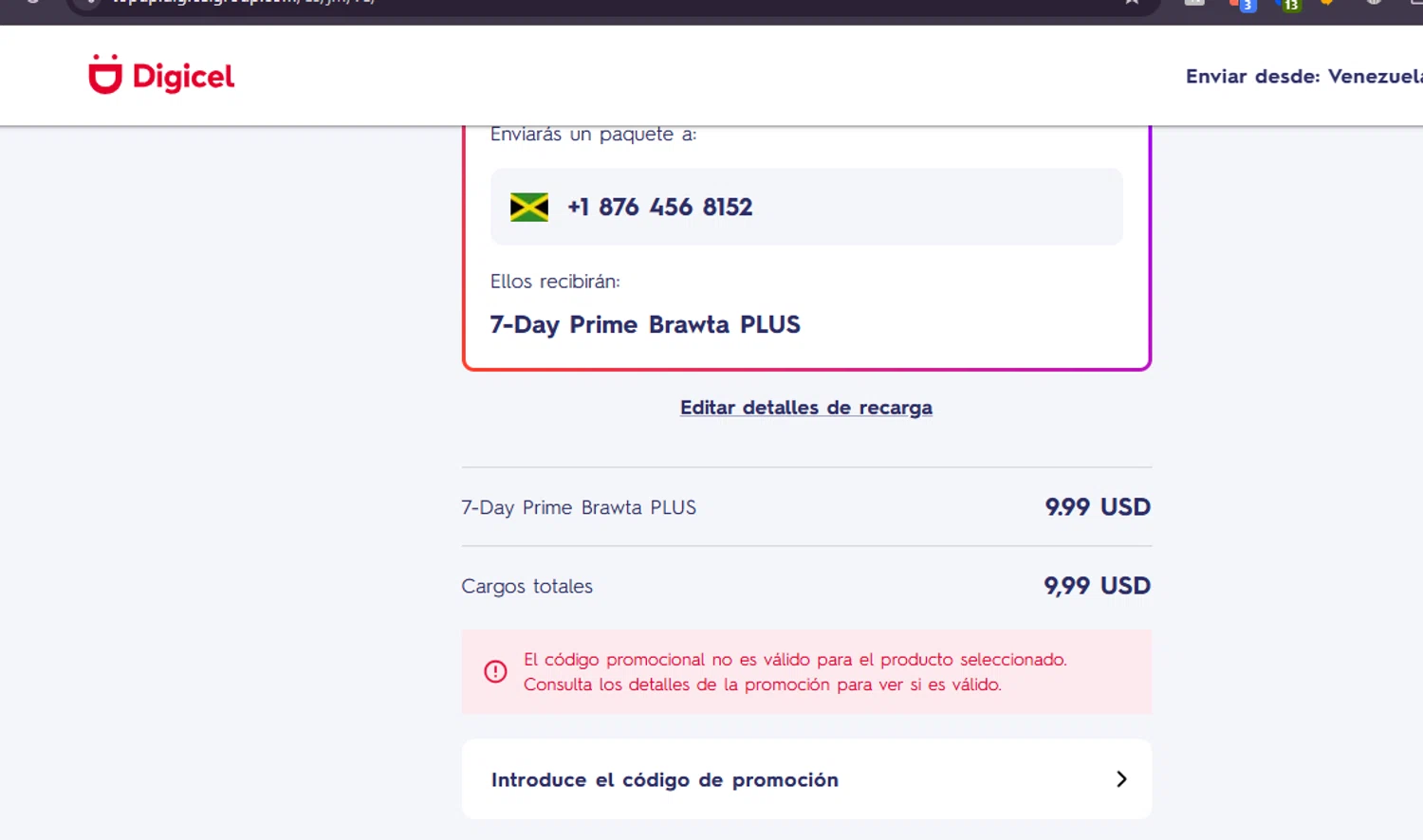 Digicel promo code screenshot showing code SUMMER applied at Digicel checkout page. Uploaded by SimplyCodes community member ashe1986 on Jun 23, 2025