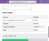 Digital Detox Centre coupon verification screenshot