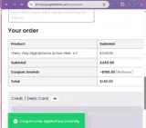 Digital Detox Centre coupon verification screenshot