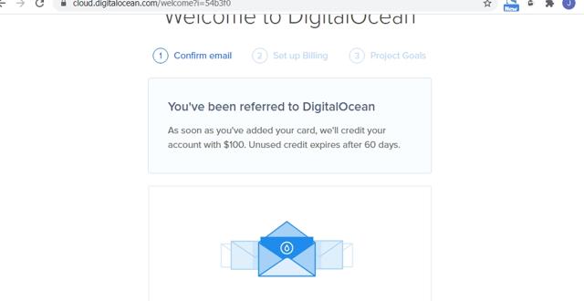 DigitalOcean checkout page showing DigitalOcean promo code box | Screenshot taken by SimplyCodes community member on Jul 9, 2020