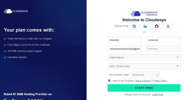 DigitalOcean checkout page showing DigitalOcean promo code box | Screenshot taken by SimplyCodes community member on Mar 11, 2023