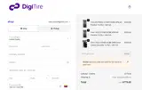 Digitire coupon verification screenshot