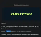 CYBER33 coupon verification screenshot
