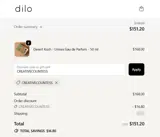 dilo coupon verification screenshot