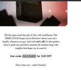 DIMO coupon verification screenshot
