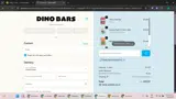 Dino Bars coupon verification screenshot