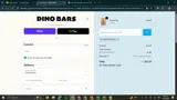 Dino Bars coupon verification screenshot