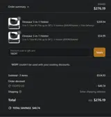 10OFF coupon verification screenshot
