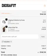 HOLIDAYS coupon verification screenshot
