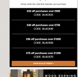 BLACK70 coupon verification screenshot