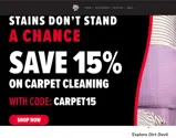 CARPET15 coupon verification screenshot