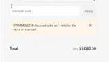 Dirt Legal coupon verification screenshot
