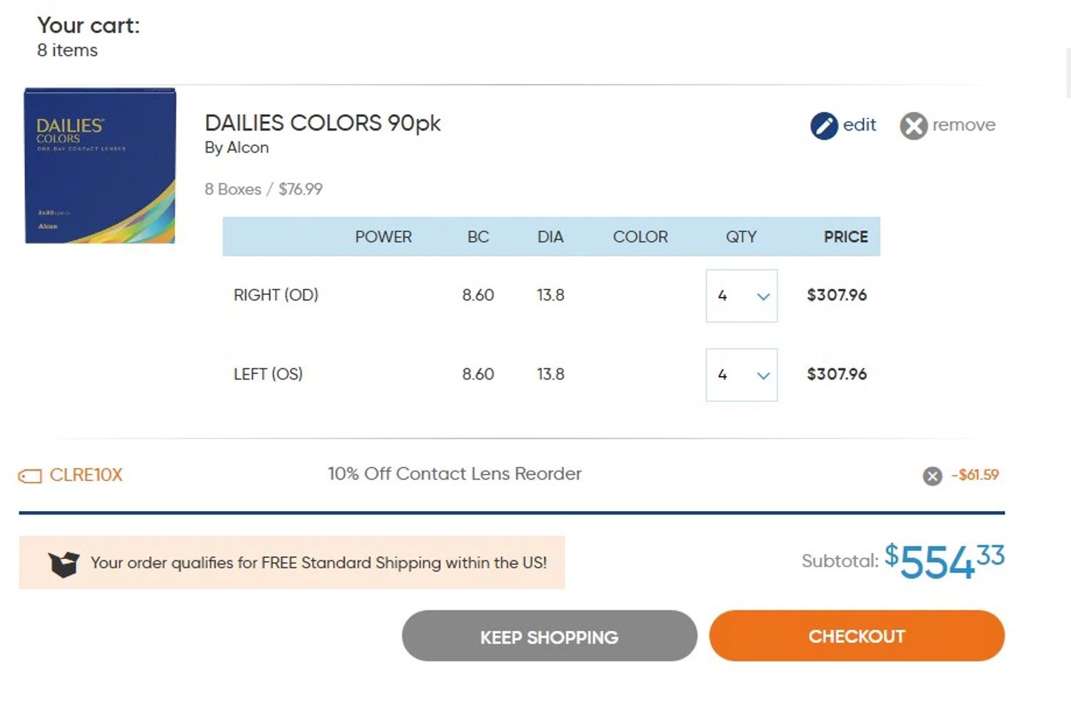 Discount Contact Lenses Coupon Codes 5 Off Coupons in August 2024