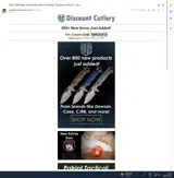 Discount Cutlery coupon verification screenshot