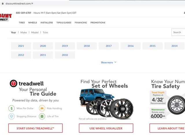Discount Tire checkout page showing Discount Tire discount code box | Screenshot taken by SimplyCodes community member on May 18, 2020