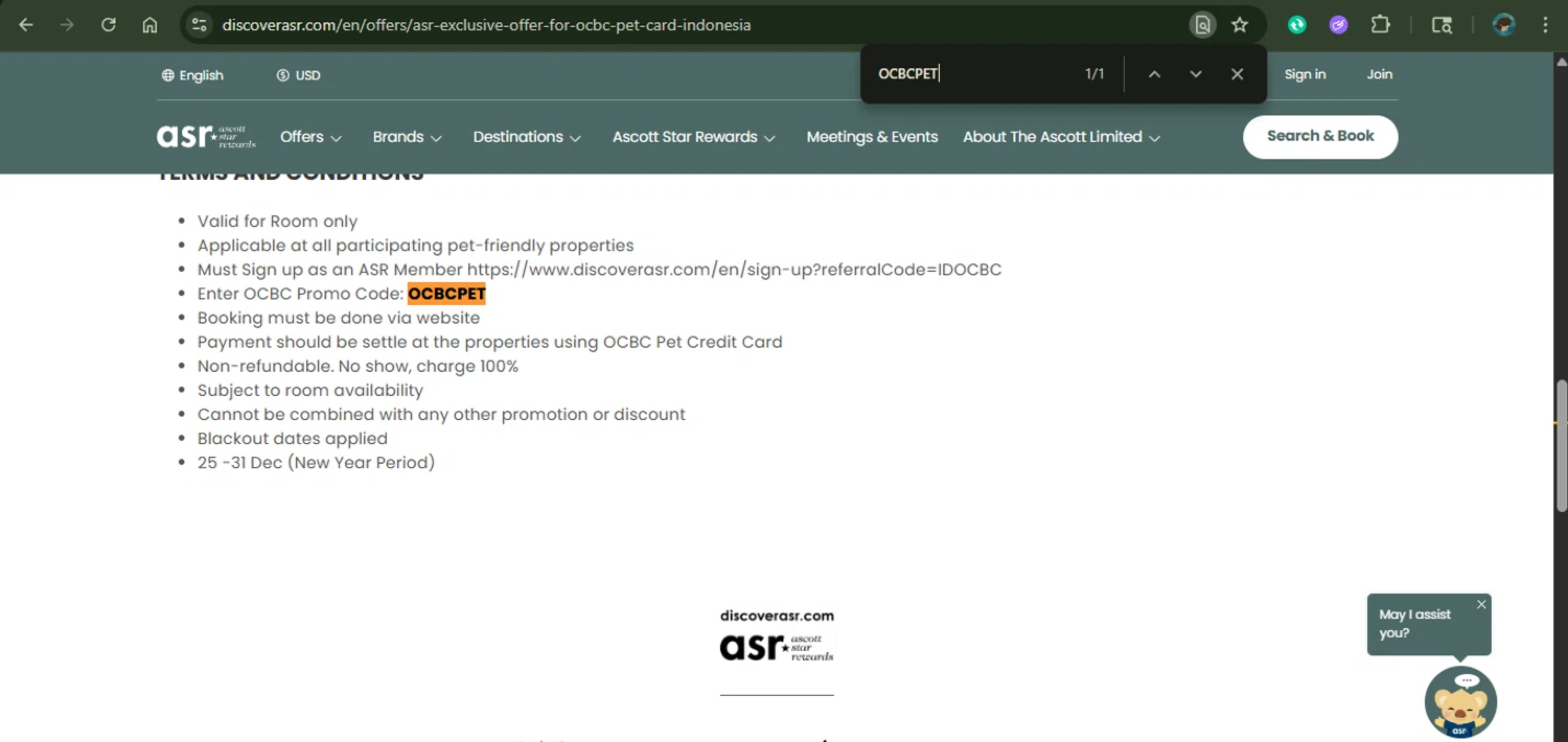 Discover ASR promo code screenshot showing code OCBCPET applied at Discover ASR checkout page. Uploaded by SimplyCodes community member xAngel on Nov 1, 2025