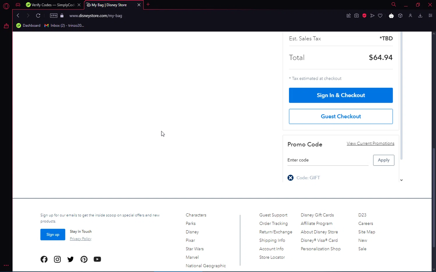 how to use Disney Store coupons