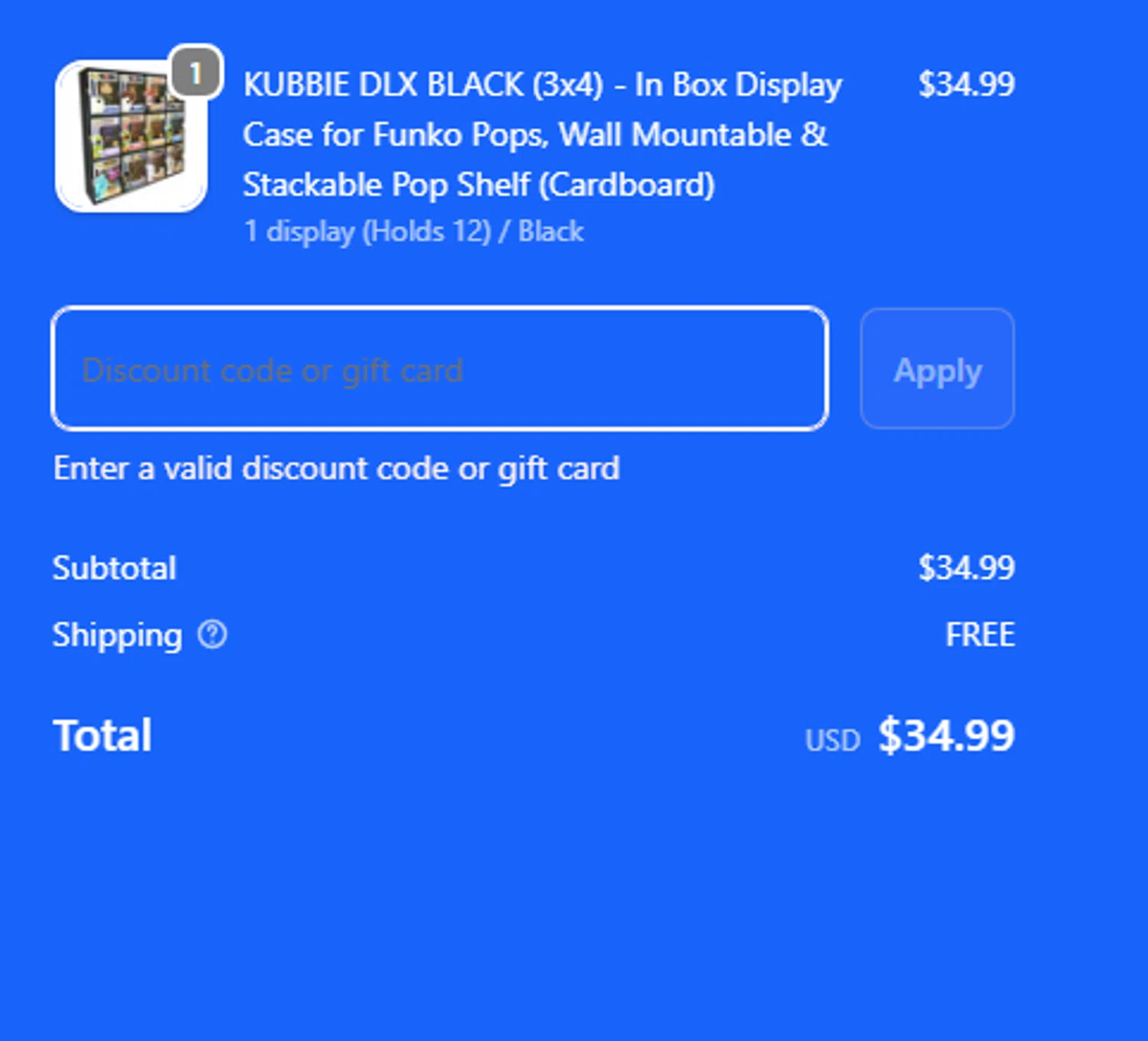 Display Geek discount code screenshot showing code TOYGAMI10 applied at Display Geek checkout page. Uploaded by SimplyCodes community member MARIO12 on Dec 28, 2025