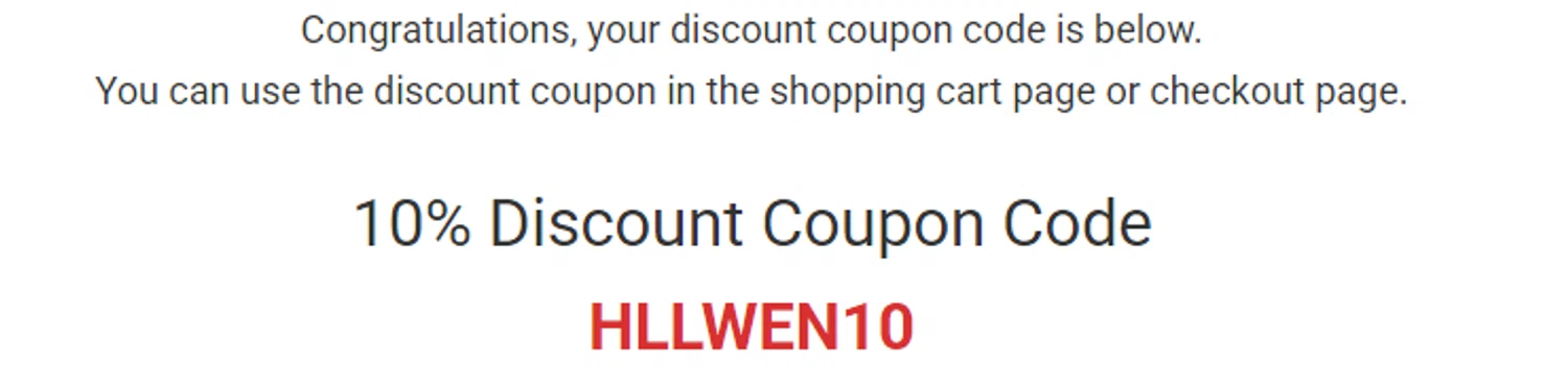 Displays Market coupon code screenshot showing code HLLWEN10 applied at Displays Market checkout page. Uploaded by SimplyCodes community member RonaldAcunaJr on Feb 2, 2026