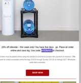 HYDRATE coupon verification screenshot