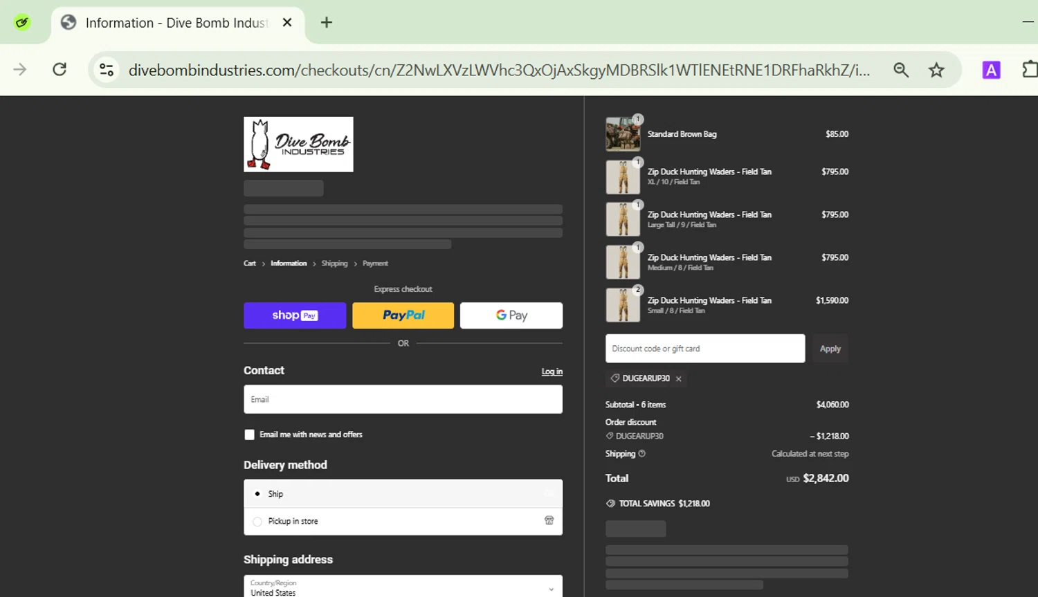 Dive Bomb Industries Promo Codes 30 Off January 2025