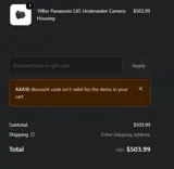 AXA10 coupon verification screenshot