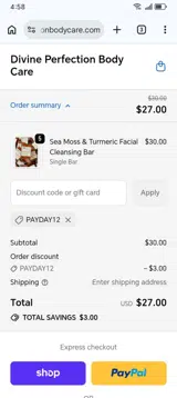 PAYDAY12 coupon verification screenshot