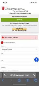 ROMANCE coupon verification screenshot