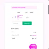 DARREL10 coupon verification screenshot