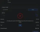 EARLYBIRD15 coupon verification screenshot