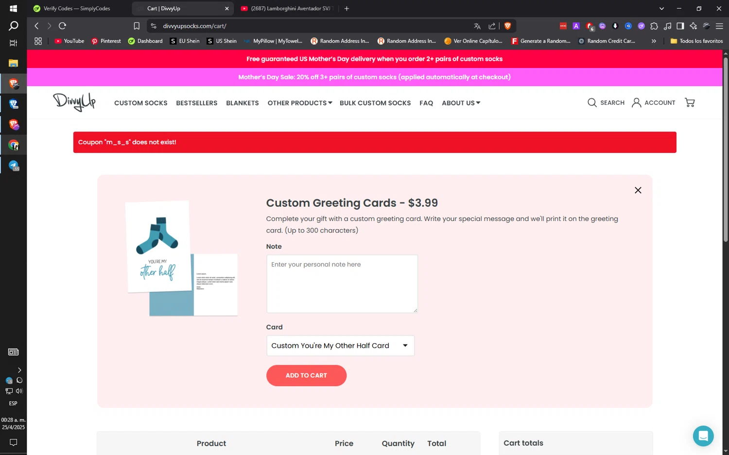 DivvyUp coupon code screenshot showing code M_S_S applied at DivvyUp checkout page. Uploaded by SimplyCodes community member ilaMiguel on Apr 25, 2025