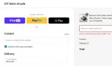 DIY Retro Arcade coupon verification screenshot