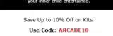 DIY Retro Arcade coupon verification screenshot