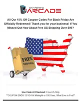 DIY Retro Arcade coupon verification screenshot