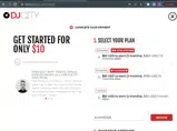 DJcity coupon verification screenshot