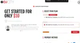 DJcity coupon verification screenshot
