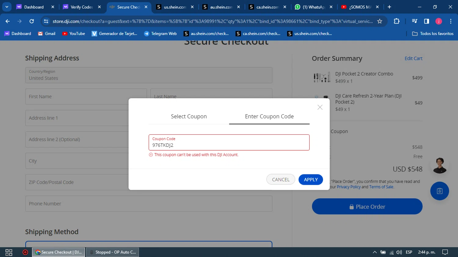 Dji store promo codes 20 off august 2024
