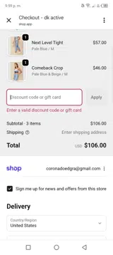 LAURAW coupon verification screenshot