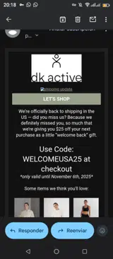 WELCOMEUSA25 coupon verification screenshot