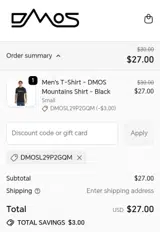 DMOSL29P2GQM coupon verification screenshot