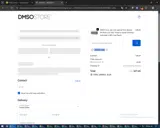 DMSO Store coupon verification screenshot
