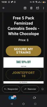 Jointeffort10 coupon verification screenshot