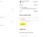 SUPERPUP coupon verification screenshot