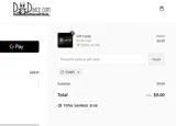 DND DICE coupon verification screenshot