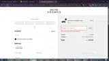 Doctor Aromas coupon verification screenshot